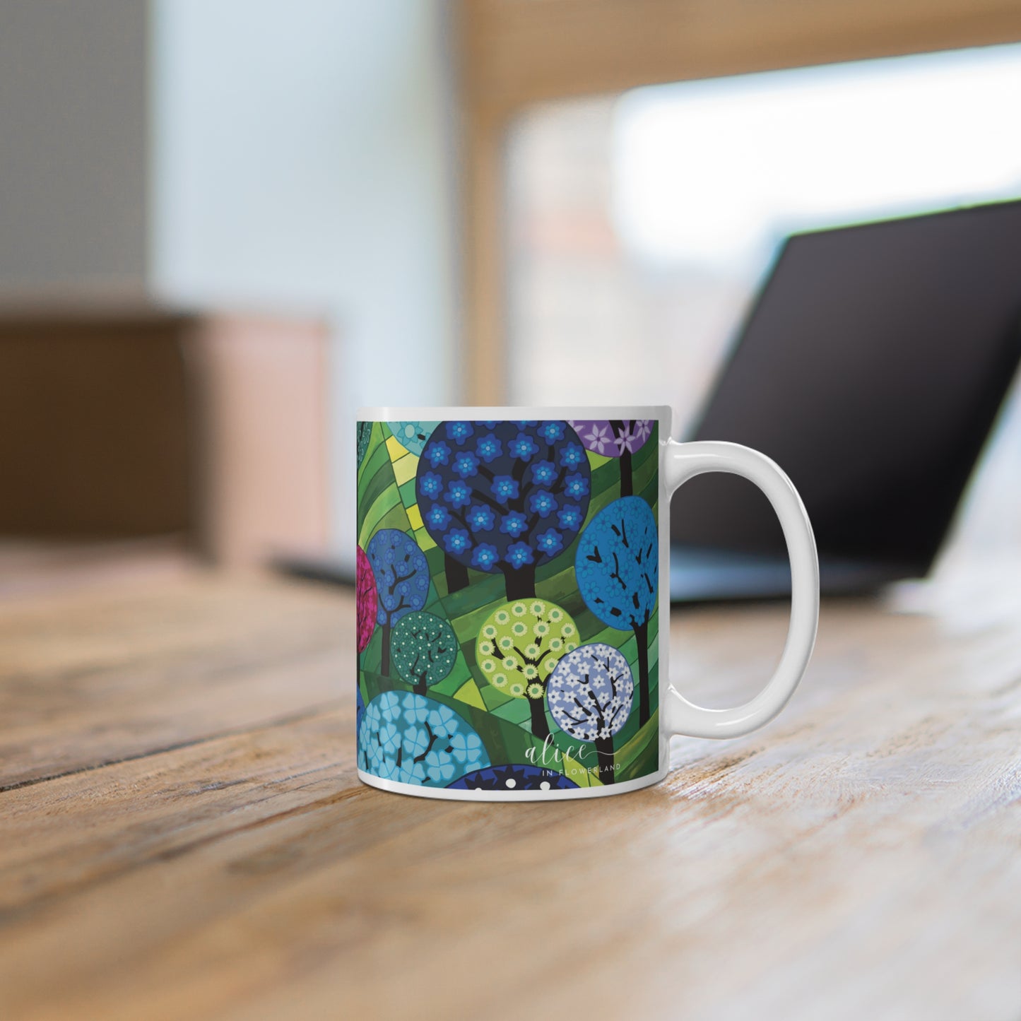 Forest of Dreams - Floral Ceramic Mug 11oz