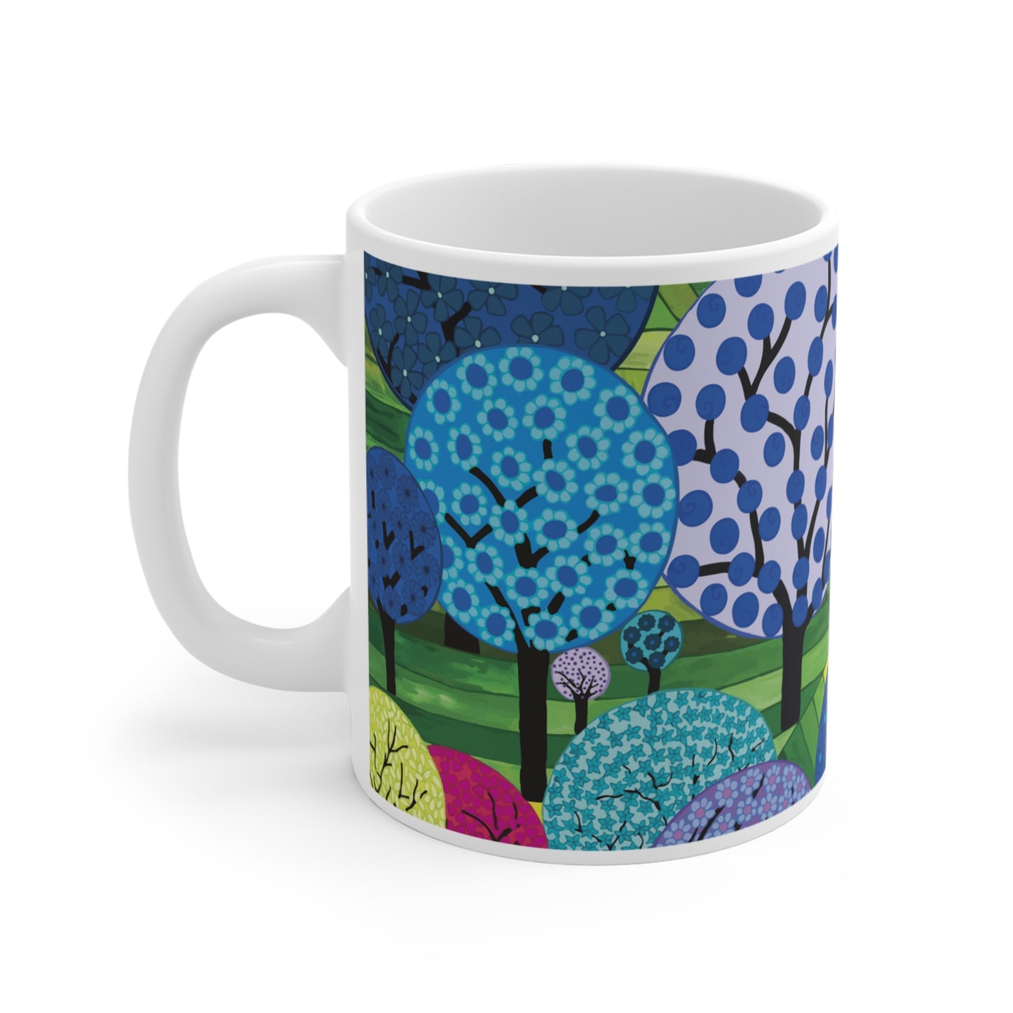 Forest of Dreams - Floral Ceramic Mug 11oz