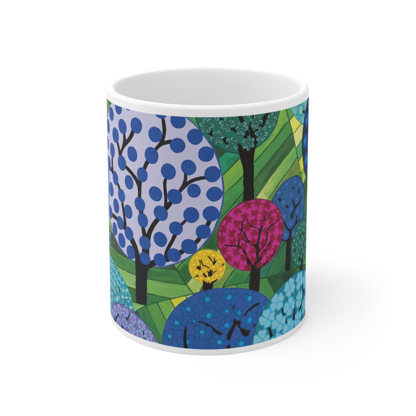 Forest of Dreams - Floral Ceramic Mug 11oz