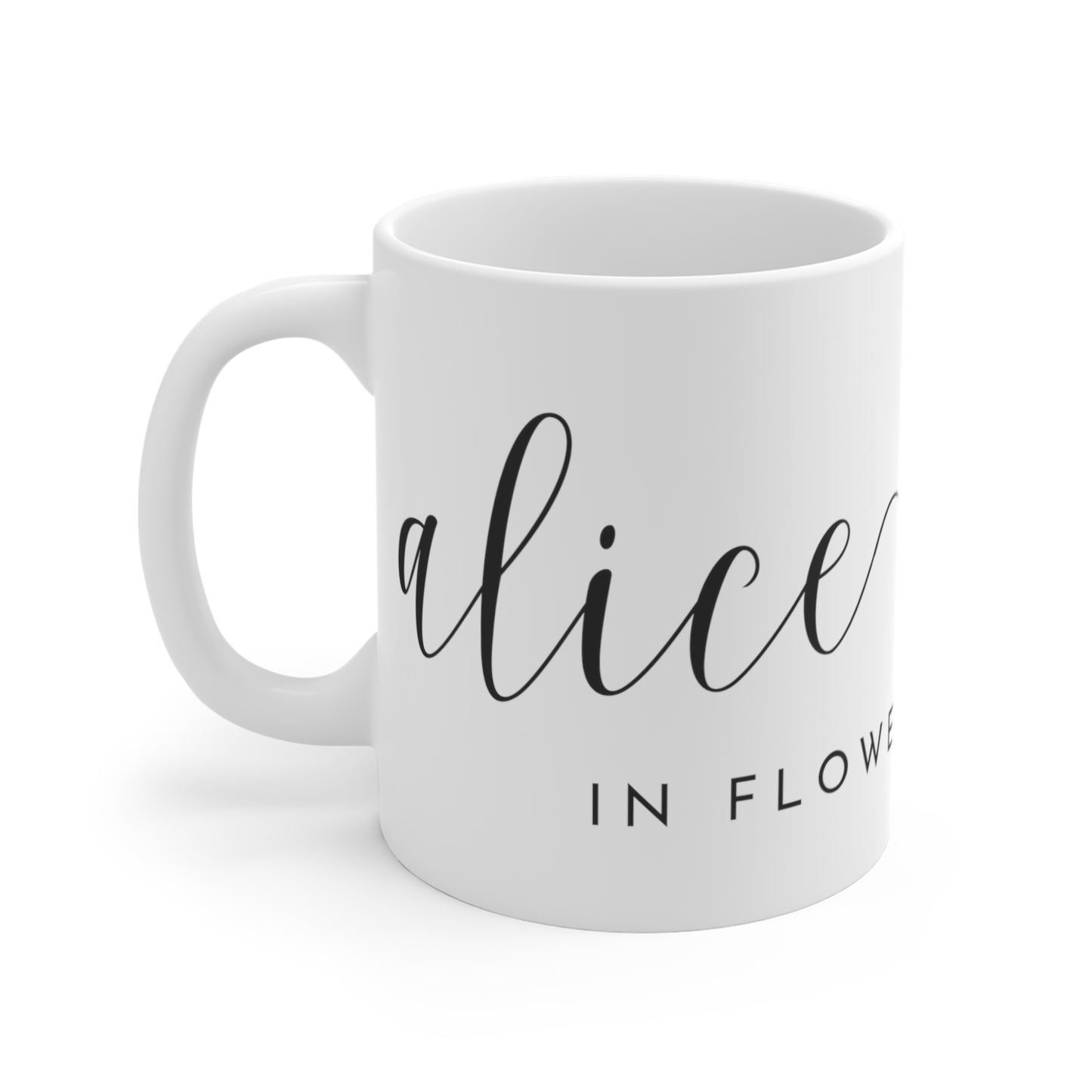 Alice in Flowerland - Floral Ceramic Mug 11oz