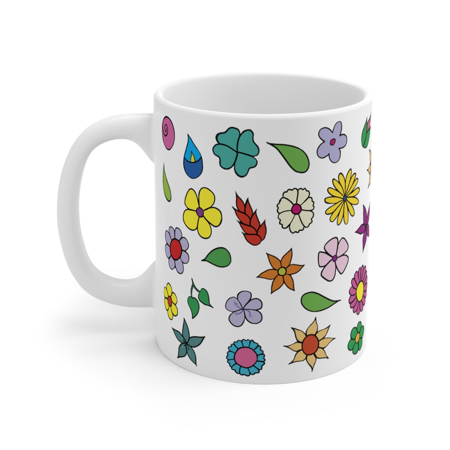 Flowerland - Floral Ceramic Mug 11oz