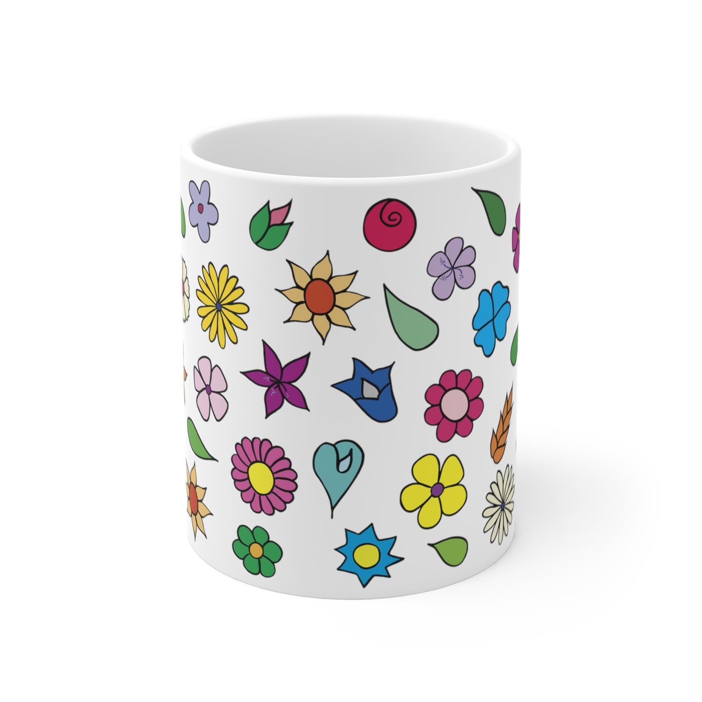 Flowerland - Floral Ceramic Mug 11oz